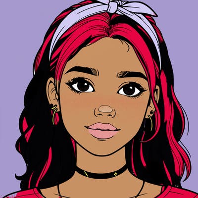 realistic teenage girl