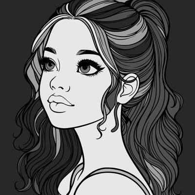 beautiful realistic girl