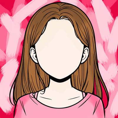 realistic faceless girl