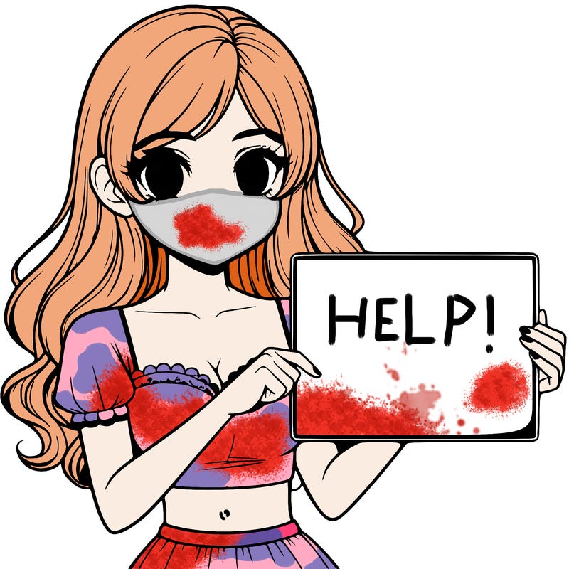 realistic pretty girl holding blank sign