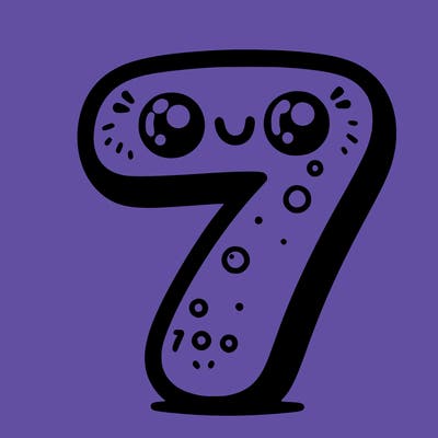 a nice number 7