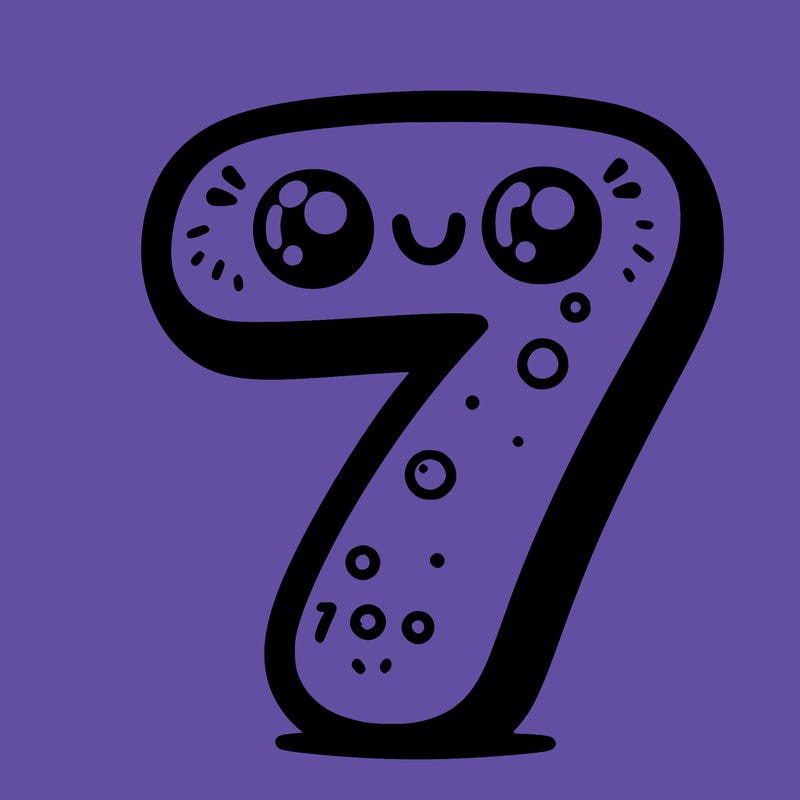 a nice number 7