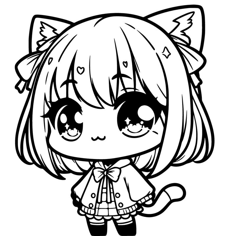 chibi cat girl