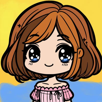 cute girl with short hair