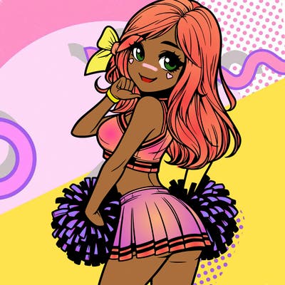 realistic cheerleader