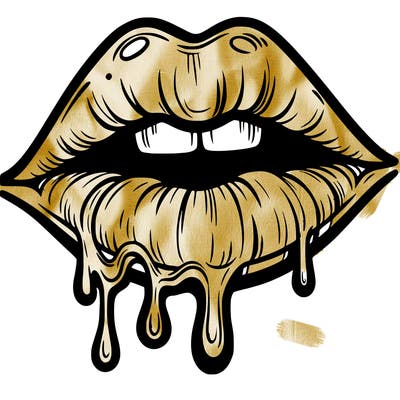 lips that look realistic and drip