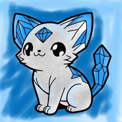 crystal kitten