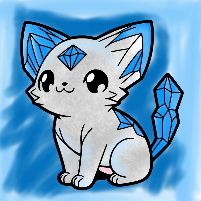 crystal kitten