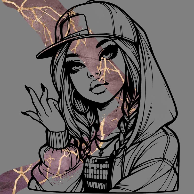 realistic hip hop girl