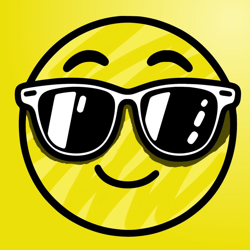 emoji with sunglasses