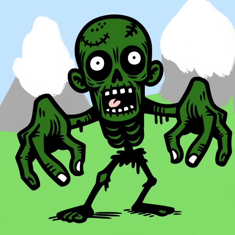 scary zombie