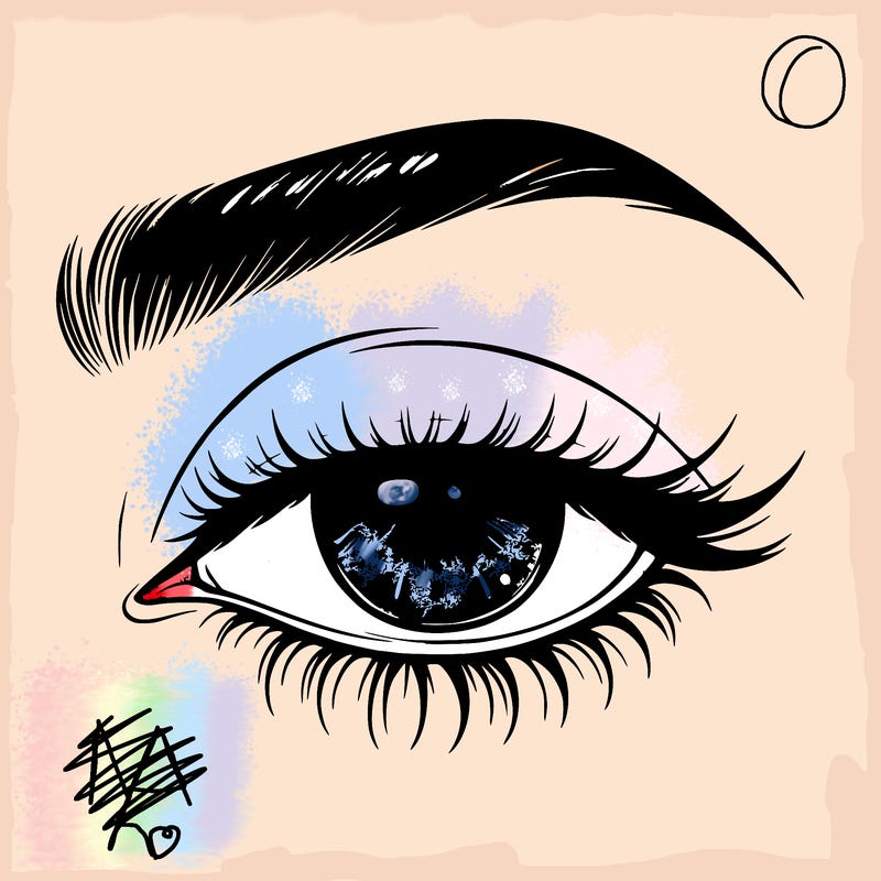 eye closed realistic