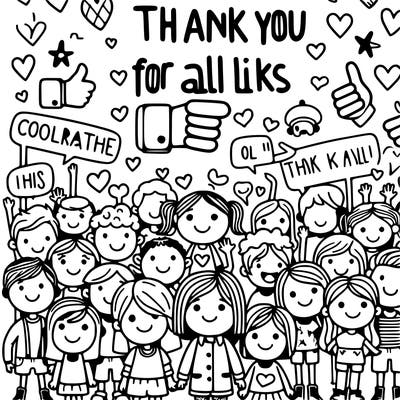 thank you all for all the likes