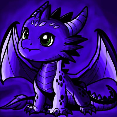 fierce baby night dragon