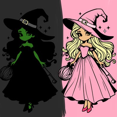 beautiful wicked witch. from wicked