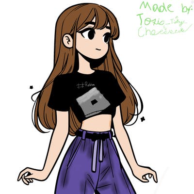 girl in a cute crop top