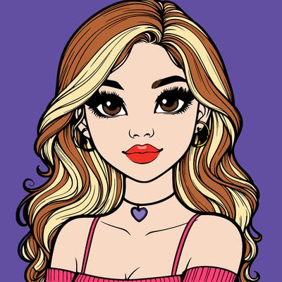 realistic pretty girl