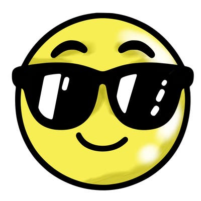 emoji with sunglasses
