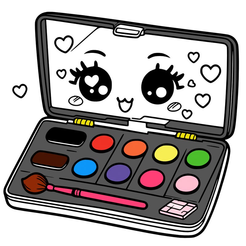 makeup pallet