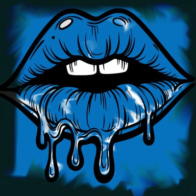 lips that look realistic and drip