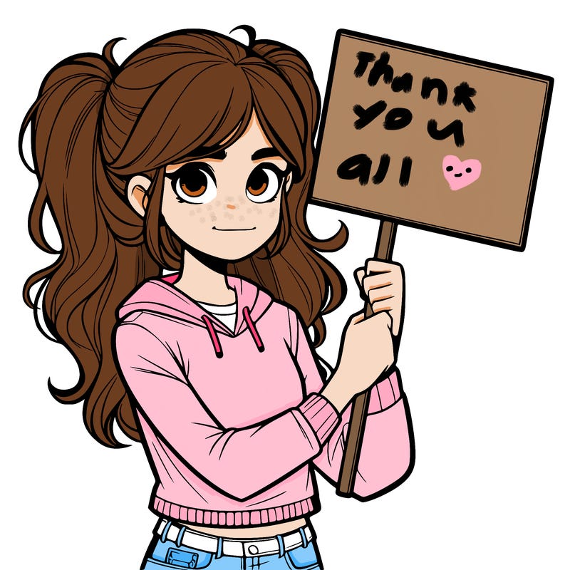 teenage girl holding blank sign