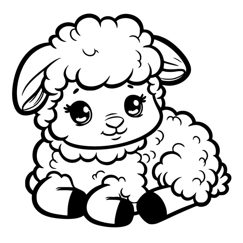 a baby sheep