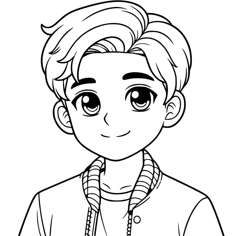 a handsome boy