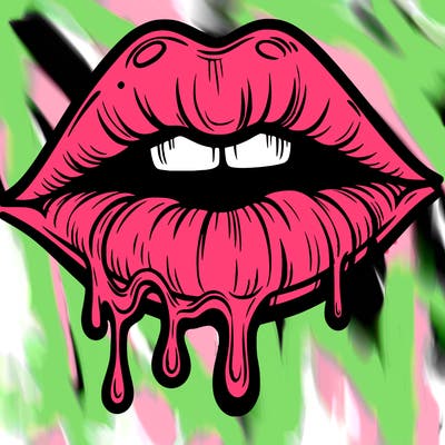 lips that look realistic and drip