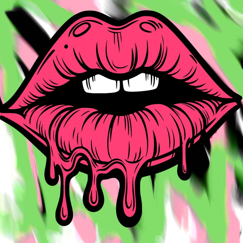 lips that look realistic and drip