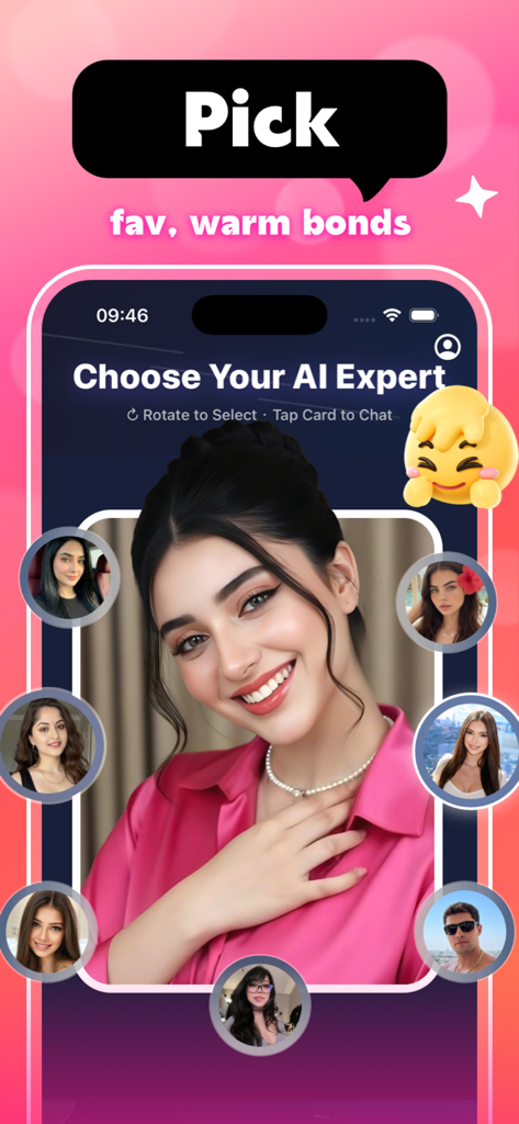 Elara - Chat - Screenshot of Elara Chat app screen for choosing a specialized AI pet expert.