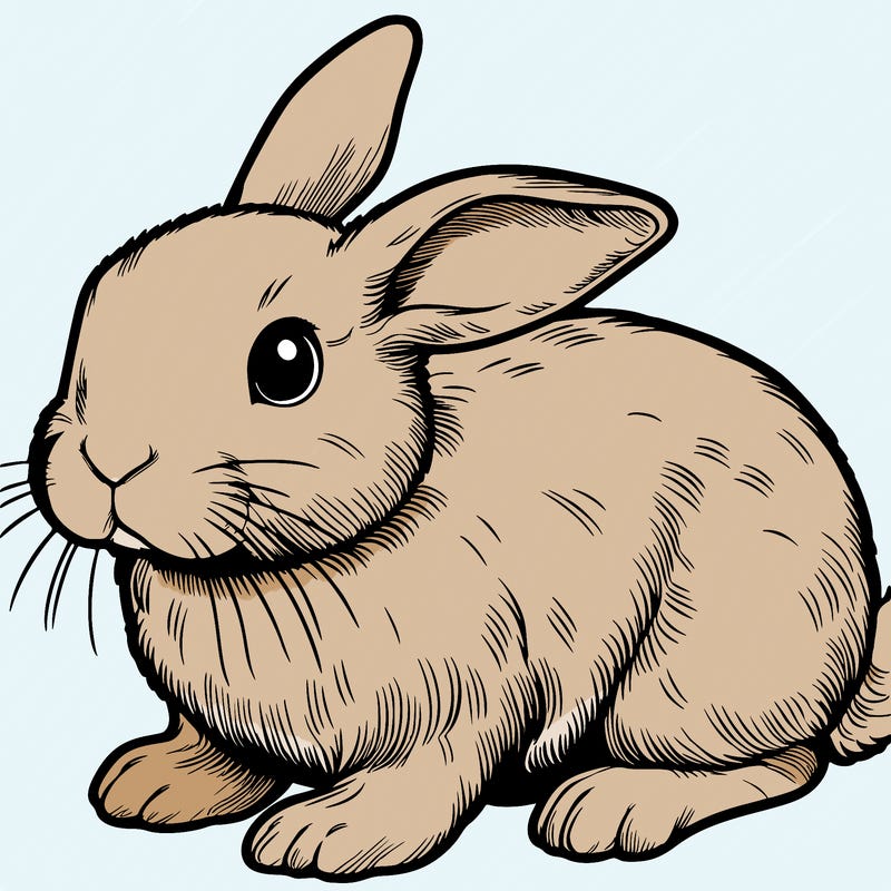 realistic bunny