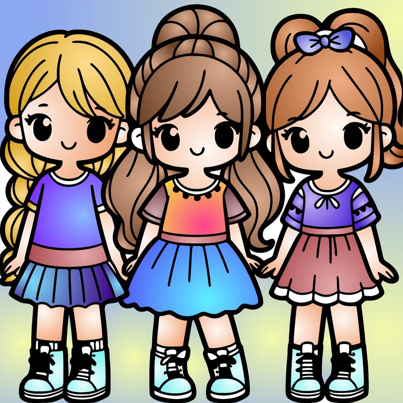 3 girls