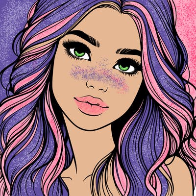 beautiful realistic girl