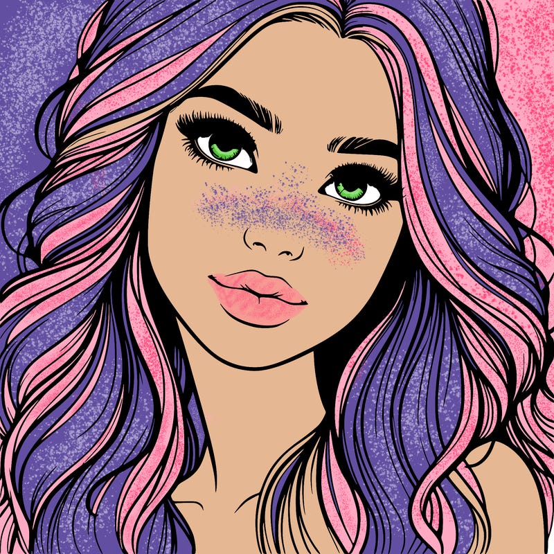 beautiful realistic girl