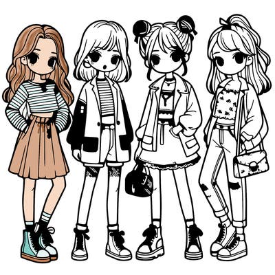 girls with fashion