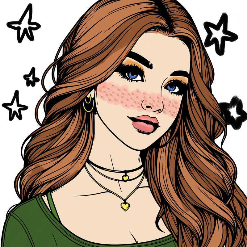 detailed realistic girl