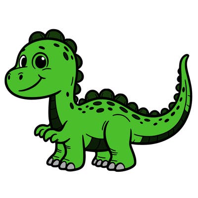 simple dinosaur