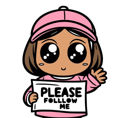 please follow me