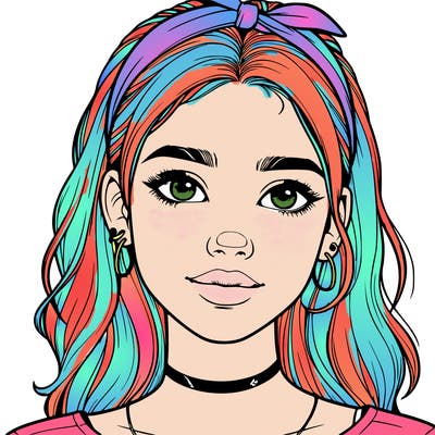 realistic teenage girl