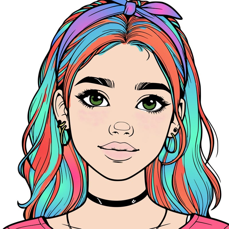 realistic teenage girl