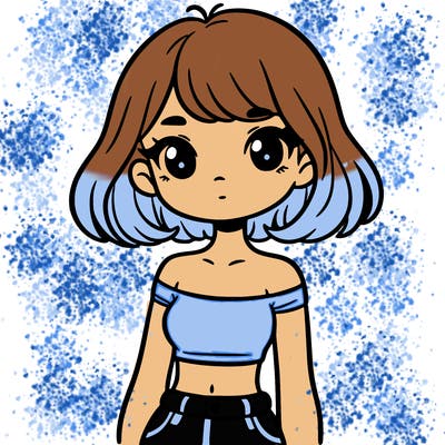 girl in a cute crop top