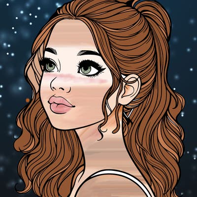 beautiful realistic girl