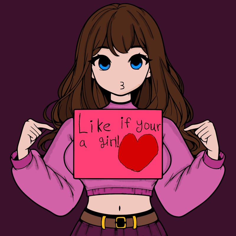 girl holding a blank sign in a long sleeve crop top
