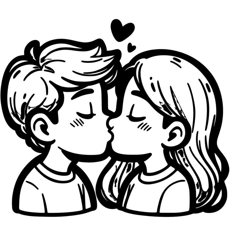 people kissing