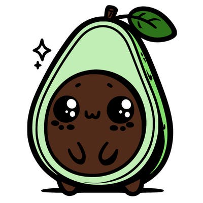 cute avocado