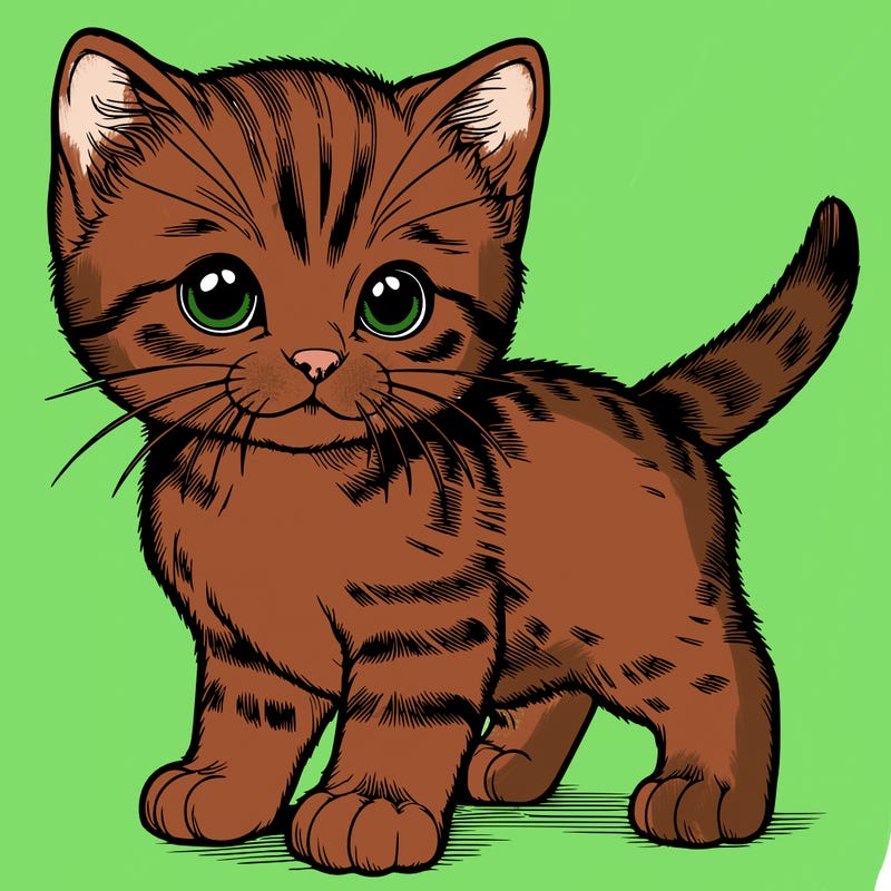 realistic kitten