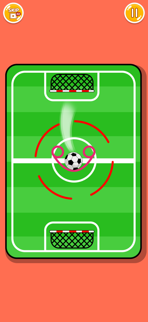 Tricky Tap - Finger Challenges - Satisfying soccer ball flick challenge on a green field