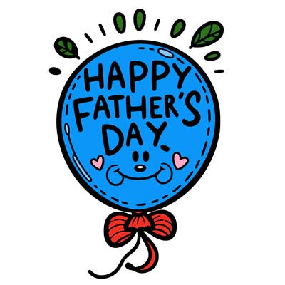 happy fathers day ballon