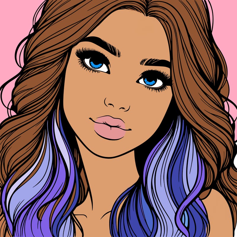 beautiful realistic girl