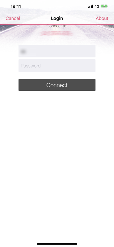 Interface de login de VPN segura do Check Point Capsule Connect